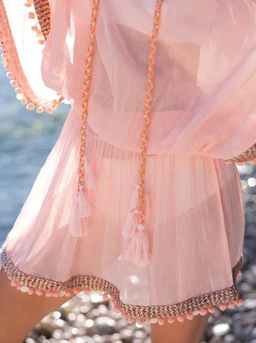 Tassel Breeze Cover-Up | Pink