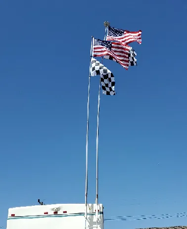 Telescoping Flagpole 16'
