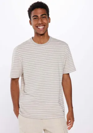Textured stripe T-shirt