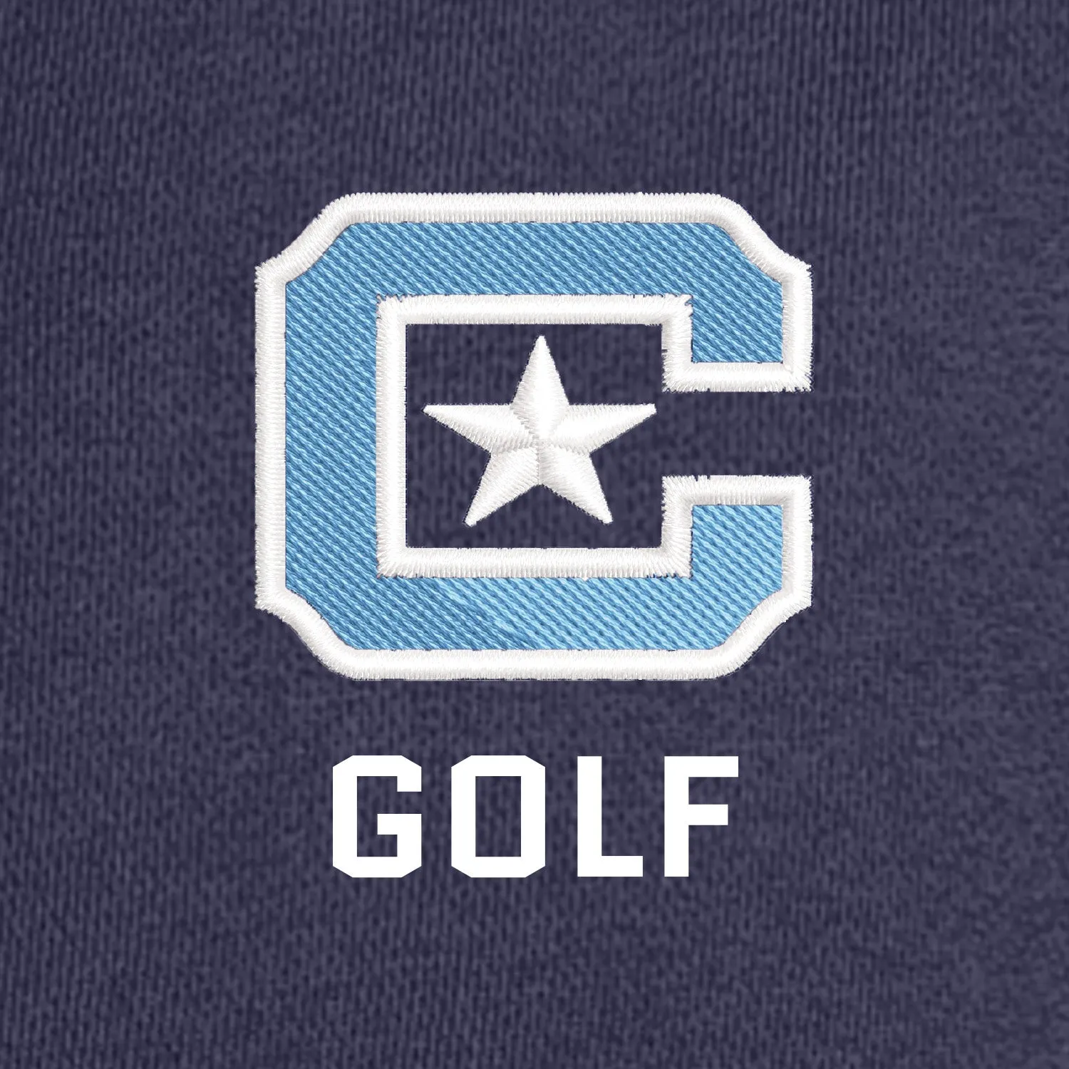 The Citadel C star, Club Sports Golf, Fleece Letterman Jacket