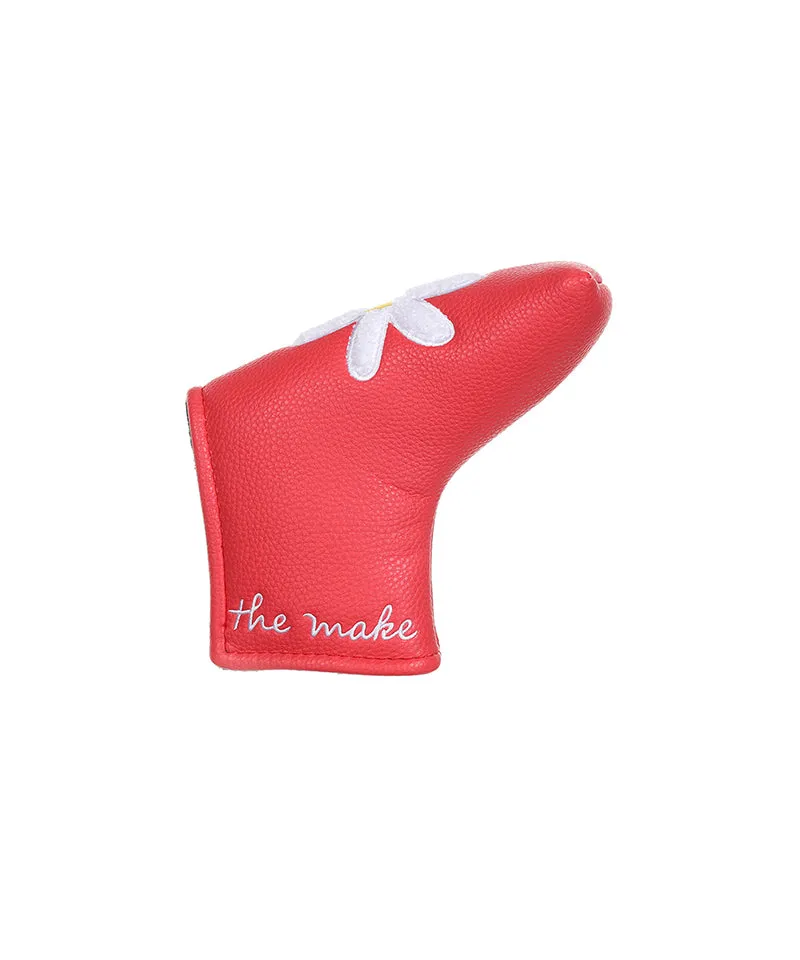 The Make Rosa Blade Straight Putter Cover - Coral Pink
