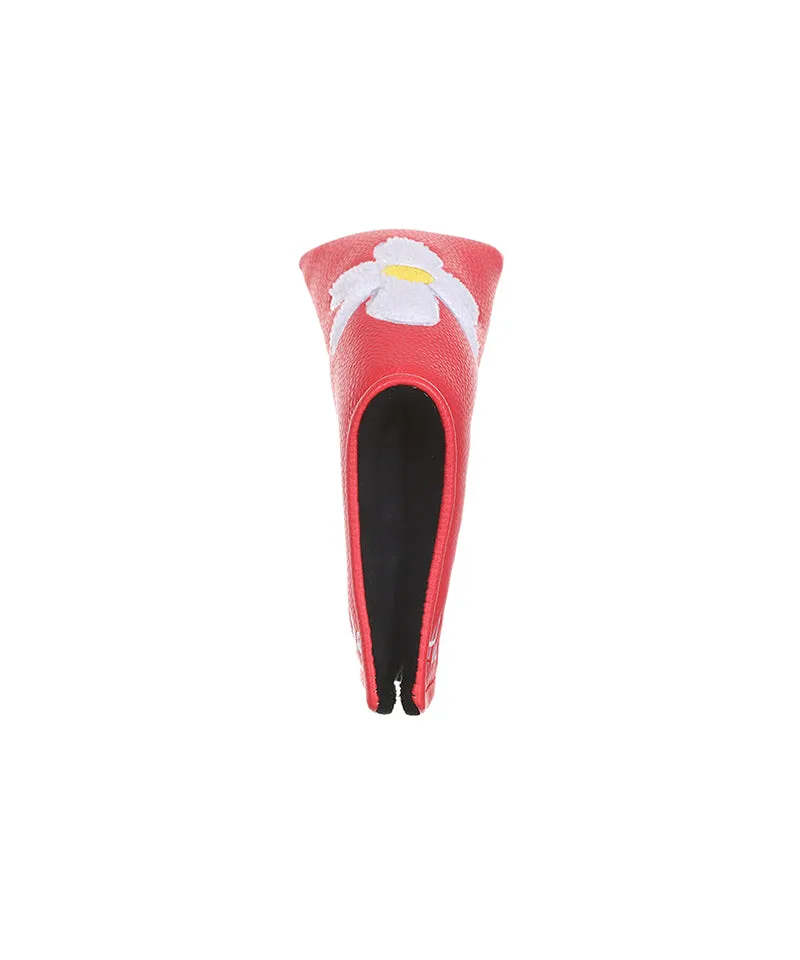 The Make Rosa Blade Straight Putter Cover - Coral Pink