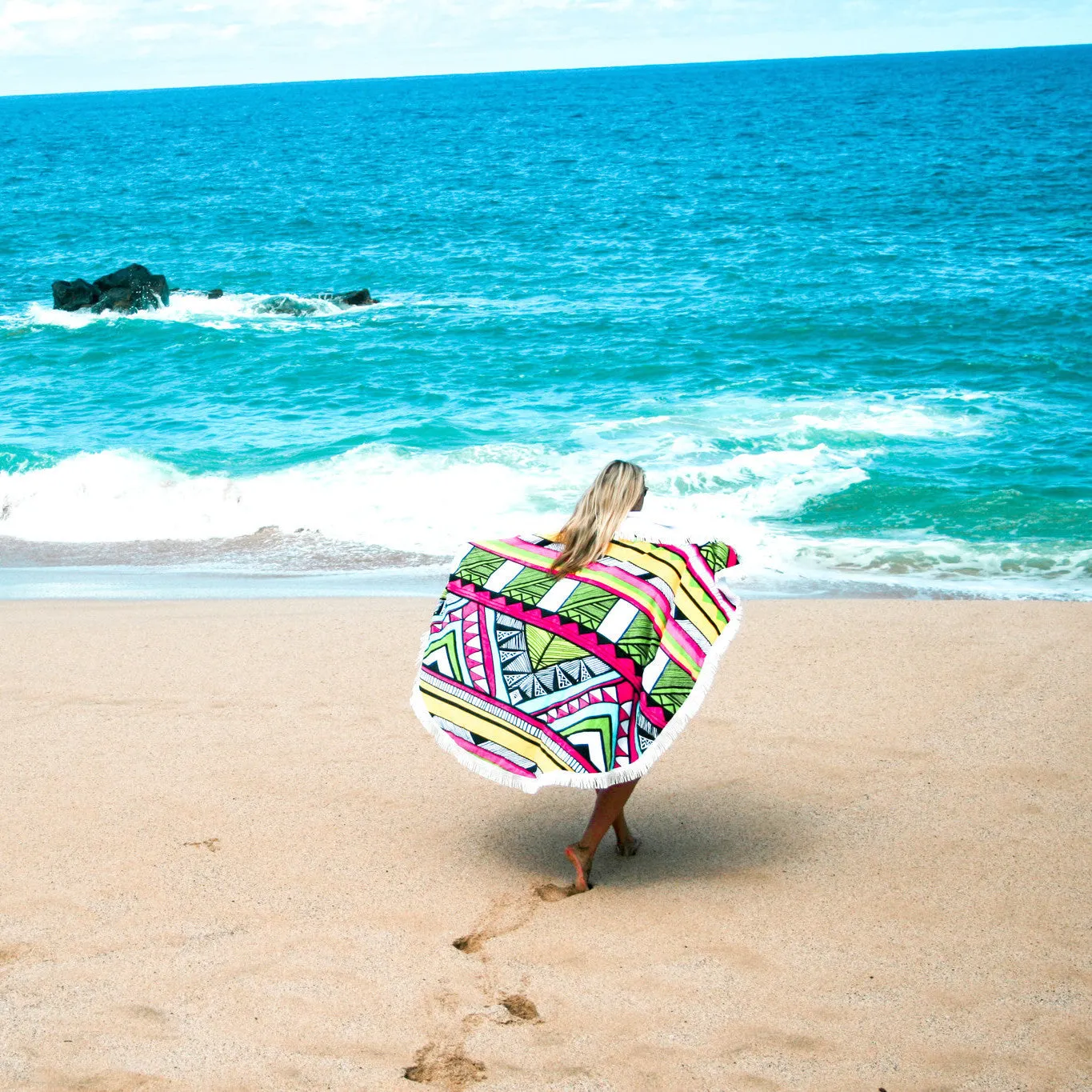 The Tropicana Round Towel