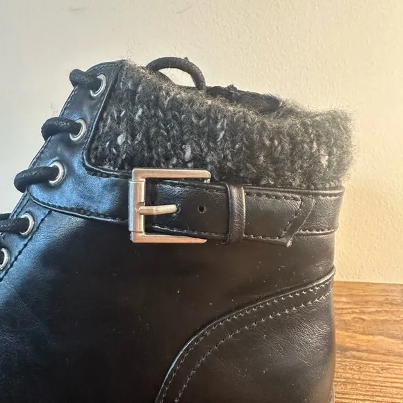 Thereabouts Girls Piper Black Stacked Heel Hiking Boot NWT various sizes