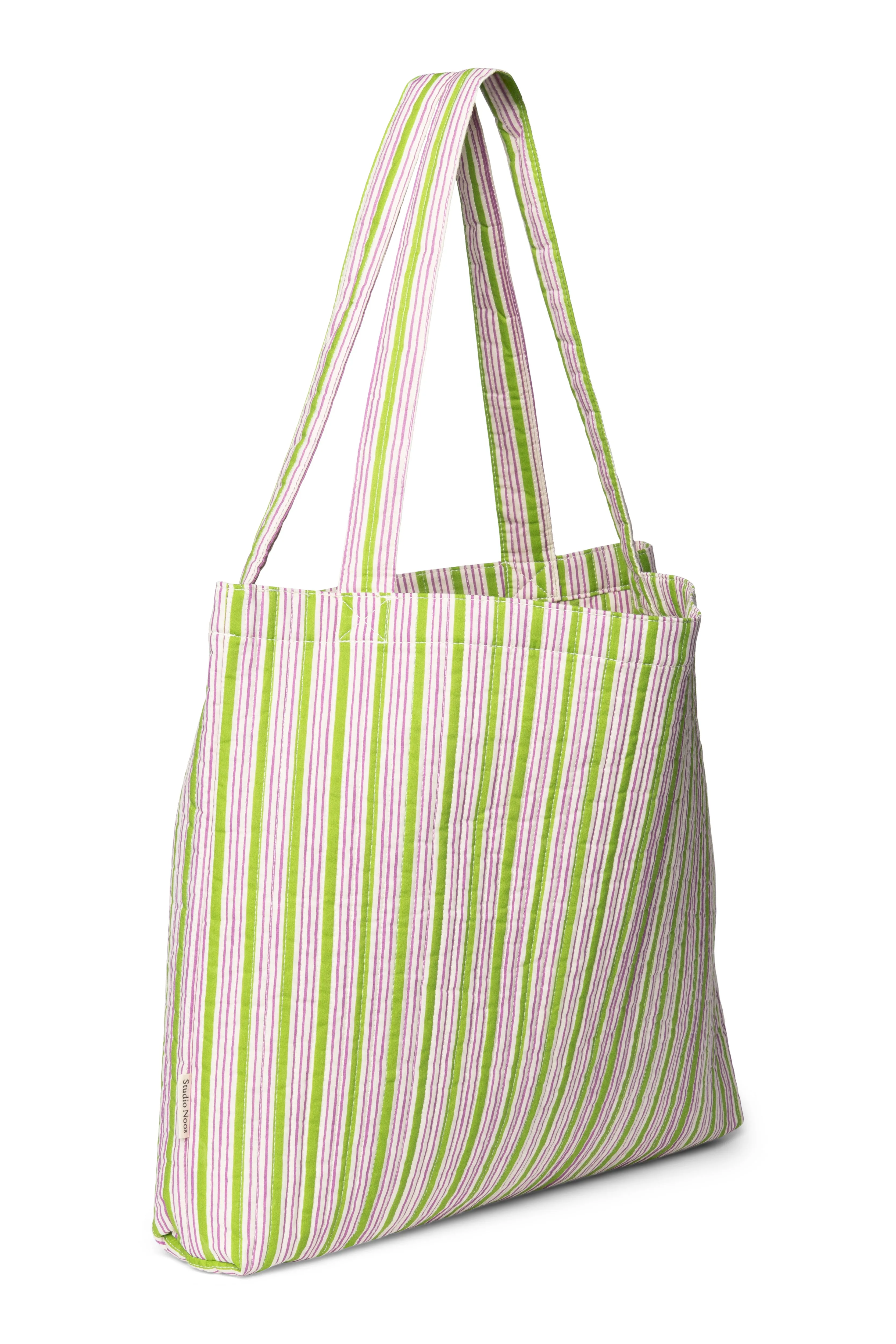 Titane Baumwolle Gestreifte Mom Bag