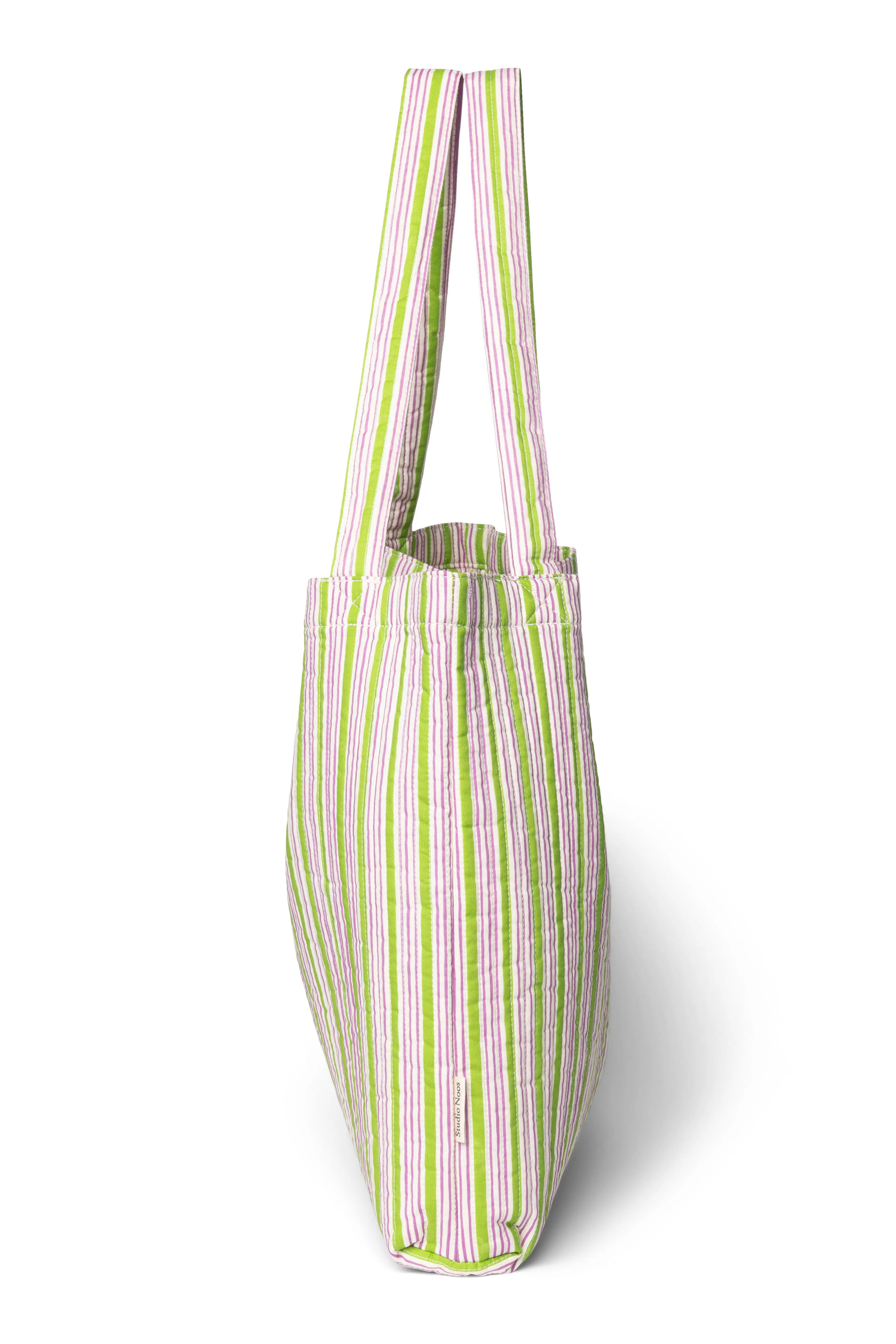 Titane Baumwolle Gestreifte Mom Bag