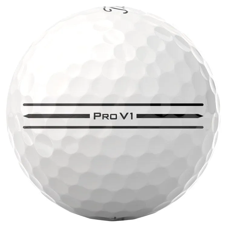 Titleist Pro V1 Enhanced Alignment White Golf Balls 12Pk