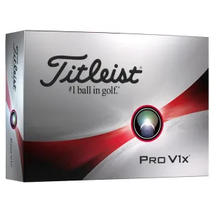 Titleist Pro V1X White Golf Balls 12Pk 2023