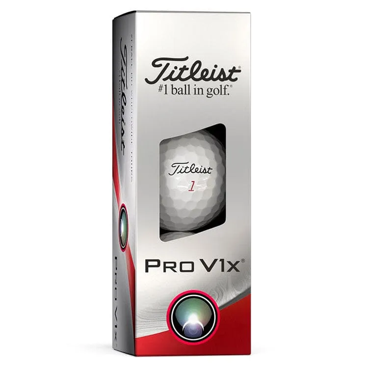 Titleist Pro V1X White Golf Balls 12Pk 2023