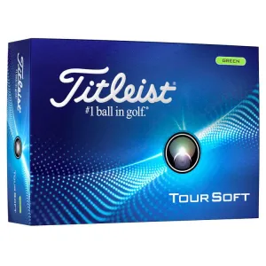 Titleist Tour Soft Green Golf Balls 12Pk