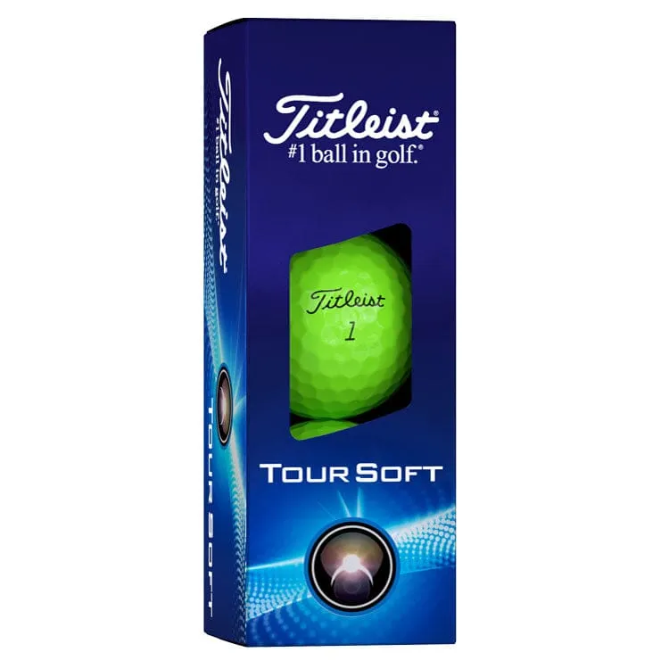 Titleist Tour Soft Green Golf Balls 12Pk