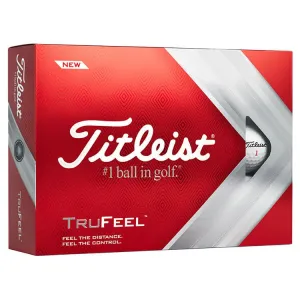 Titleist TruFeel White Golf Balls 12Pk