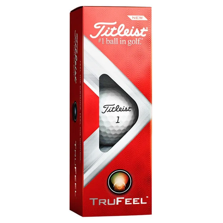 Titleist TruFeel White Golf Balls 12Pk