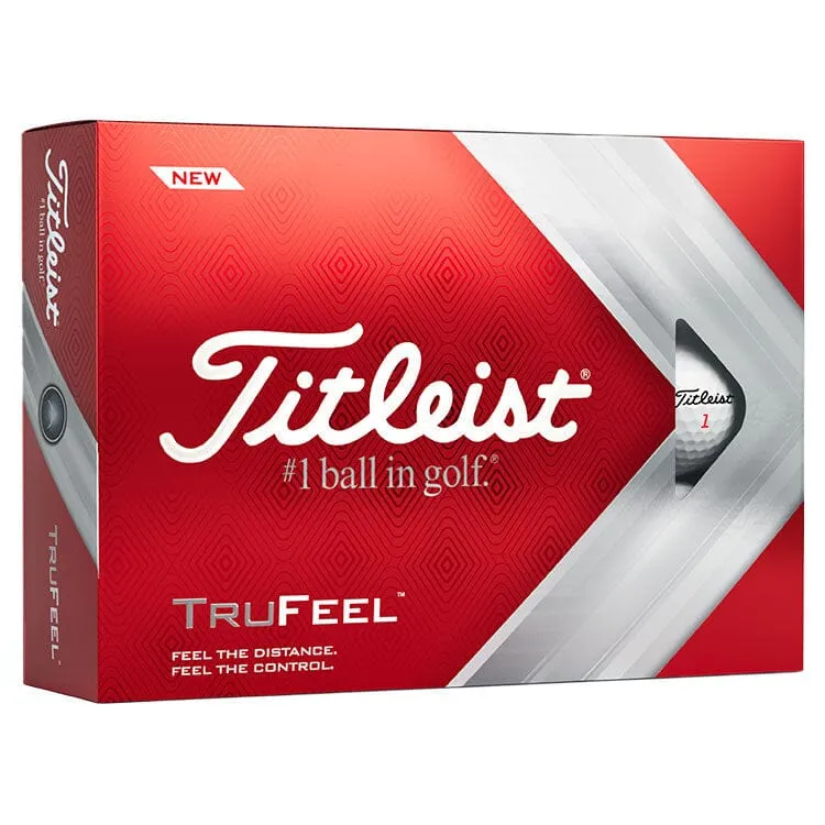 Titleist TruFeel White Golf Balls 12Pk