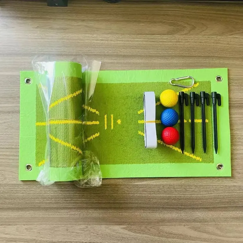 Trace Golf Training Aids Mat for Swing Detection Batting Ball Directional Path Pads Practice Pads Tool Beginners Accessories