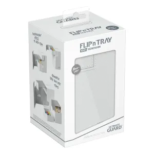 Ultimate Guard Flip n Tray 100  XenoSkin Monocolor White Deck Box