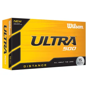 Ultra 500 Distance Box of 15 Golf Balls
