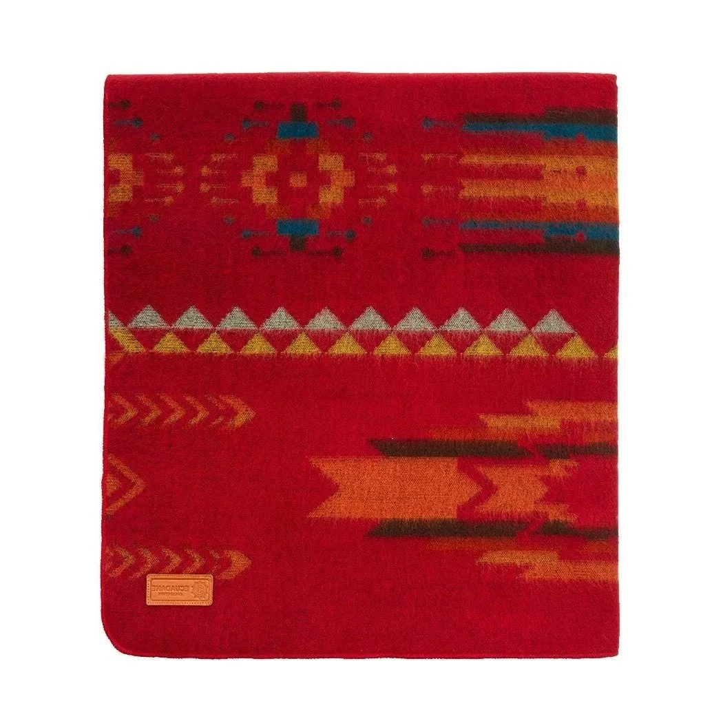 Ultra Soft Red Southwest Handmade Throw Blanket