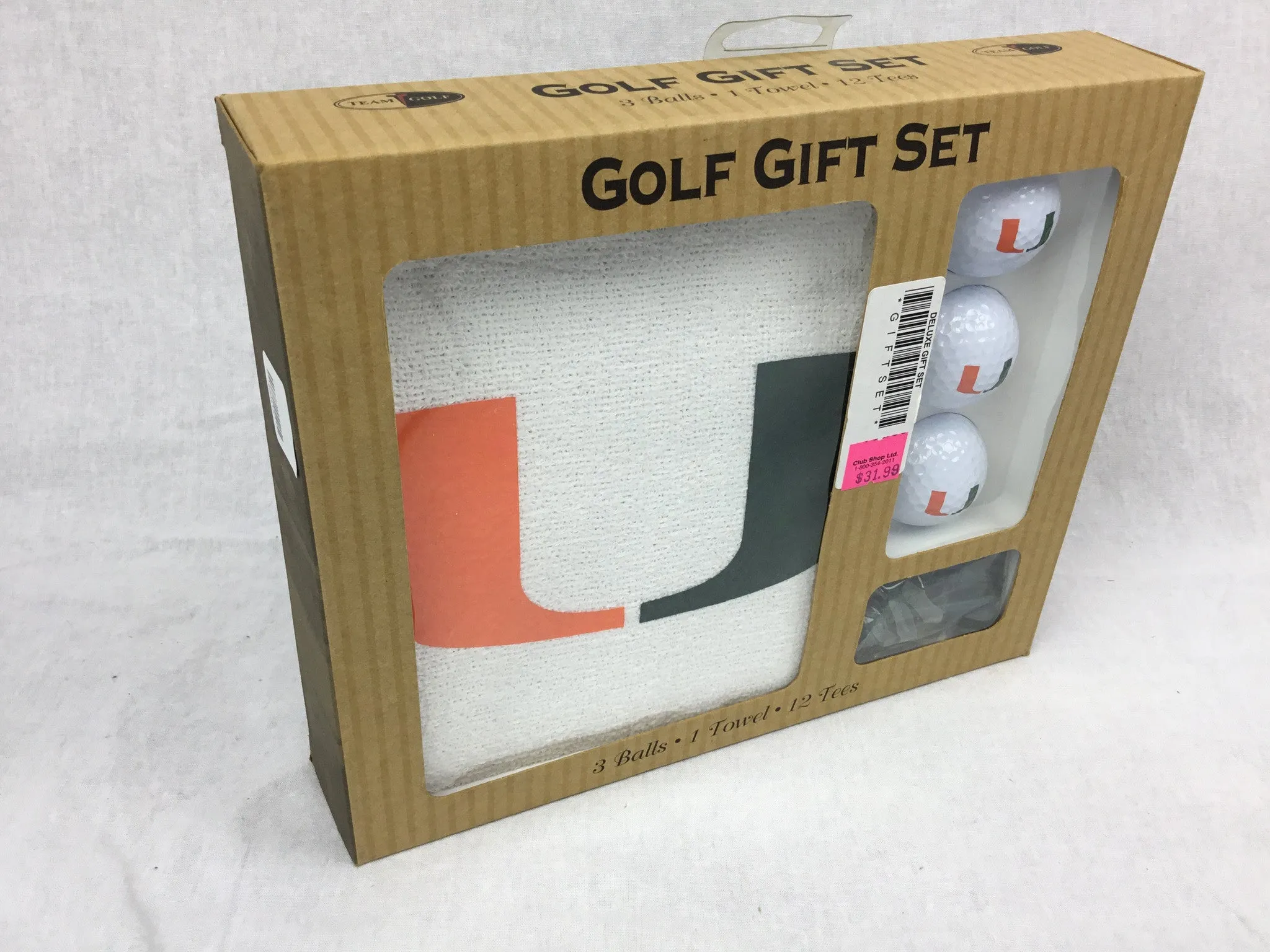 University of Miami Golf Gift Set