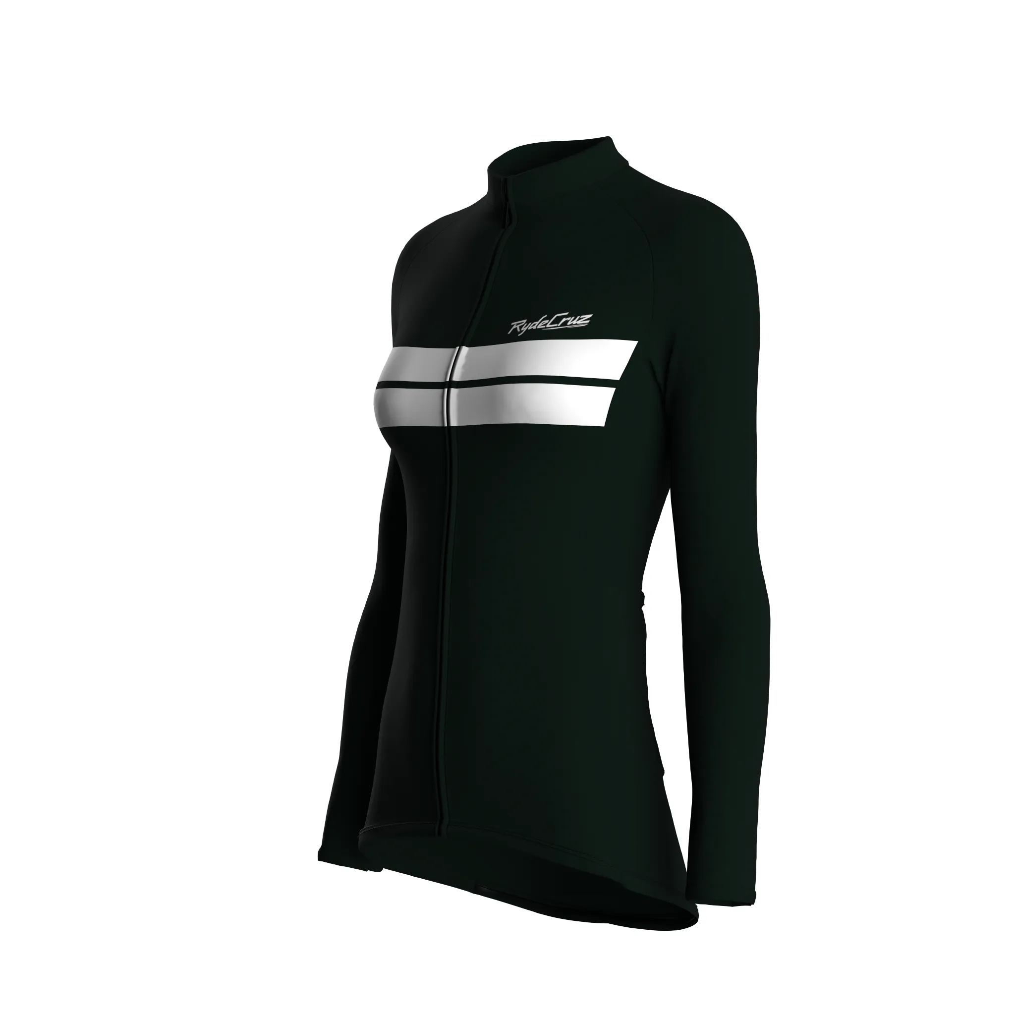 Urban Edge 2 | Dark Green Female Long Sleeves Jersey