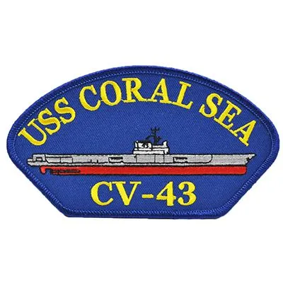 US Military USS CV-43 Coral Sea Patch