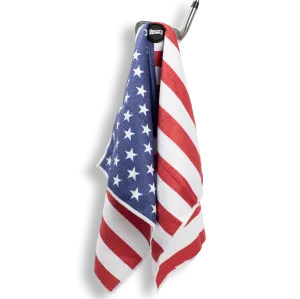 USA Flag Magnetic Golf Towel