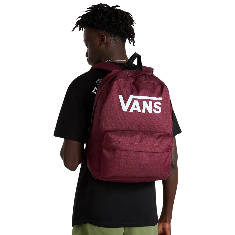 Vans Old Skool Print Backpack | Port Royale Red
