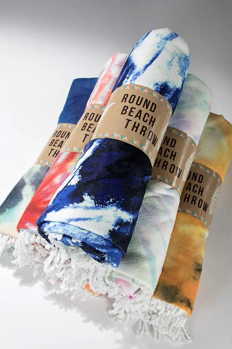 Vibrant Tie-Dye Towel