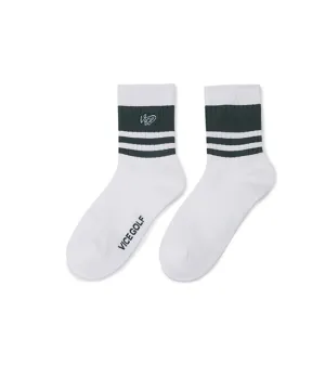 Vice Golf Atelier Color Line Crew Socks - Green