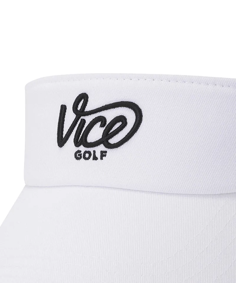 Vice Golf Atelier Florida Basic Visor - White