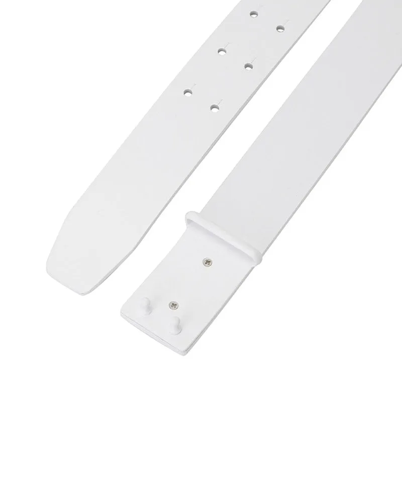 Vice Golf Atelier Women's Embrace Basic Leather Belt - White