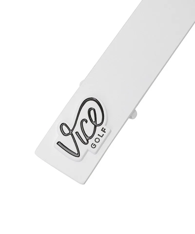 Vice Golf Atelier Women's Embrace Basic Leather Belt - White