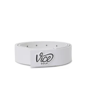 Vice Golf Atelier Women's Embrace Basic Leather Belt - White