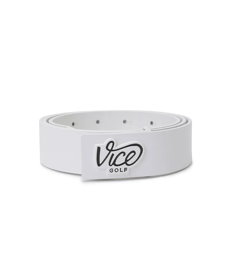 Vice Golf Atelier Women's Embrace Basic Leather Belt - White