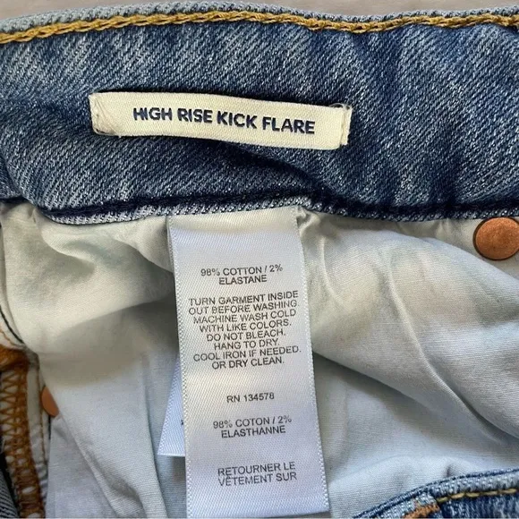 VINEYARD VINES High Rise Kick Flare Jamie Jeans Size 29