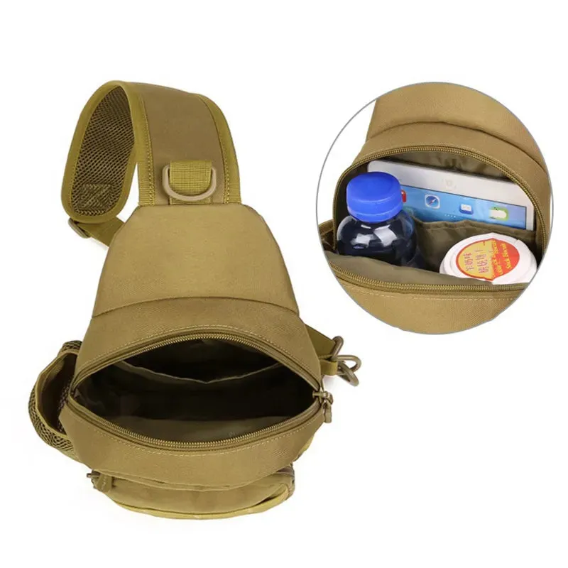 Vintage Military Tactical Shoulder Bag for Outdoor Adventures