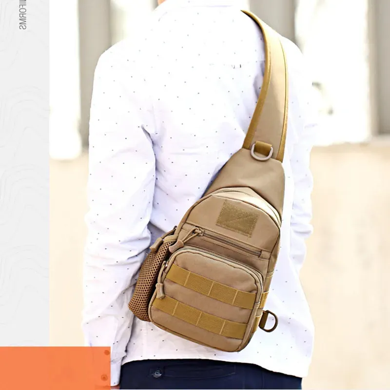 Vintage Military Tactical Shoulder Bag for Outdoor Adventures