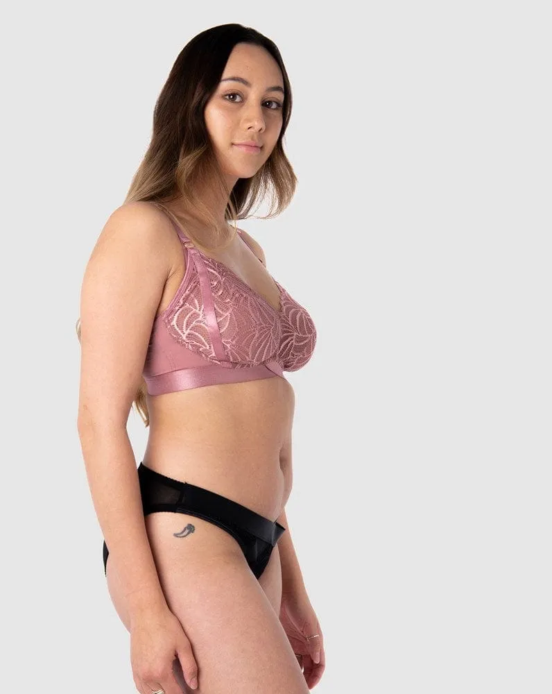 Warrior Soft Cup Multifit Nursing Bra - Antique rose