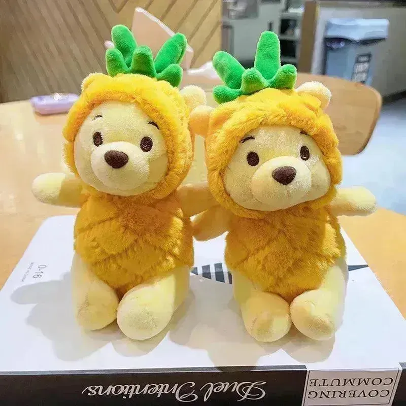 Winnie Plush Pineapple Keychain