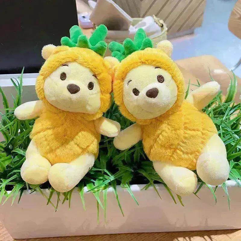Winnie Plush Pineapple Keychain