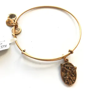 Women's Alex And Ani | Archangel Michael Bangle Bracelet | Raf Gold