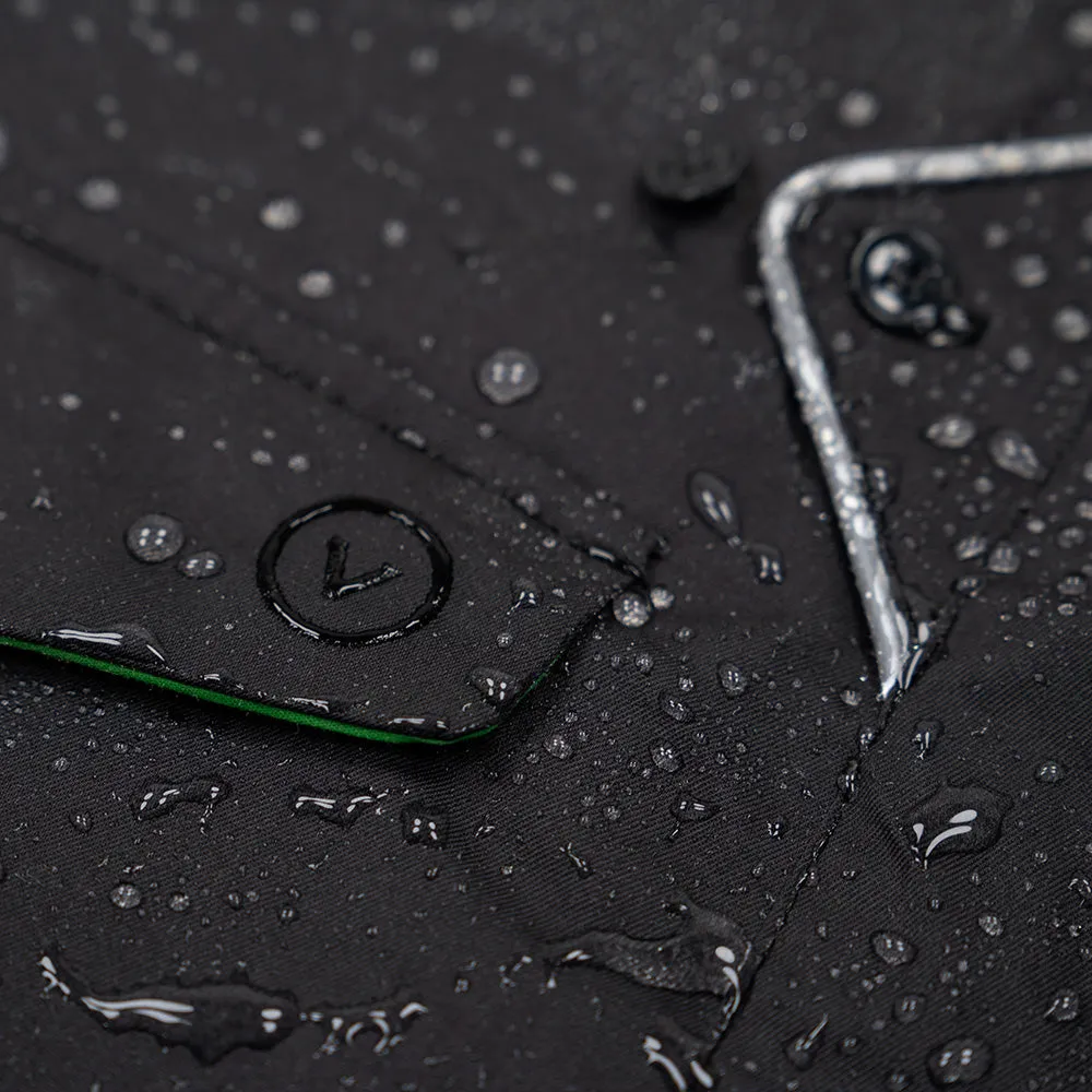 Womens Harrington Rain Jacket (Charcoal)
