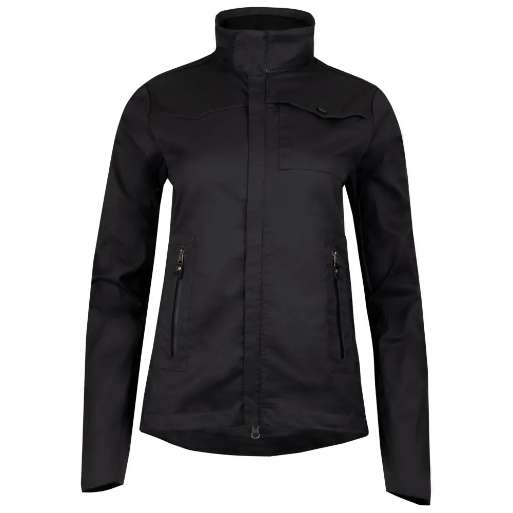 Womens Harrington Rain Jacket (Charcoal)