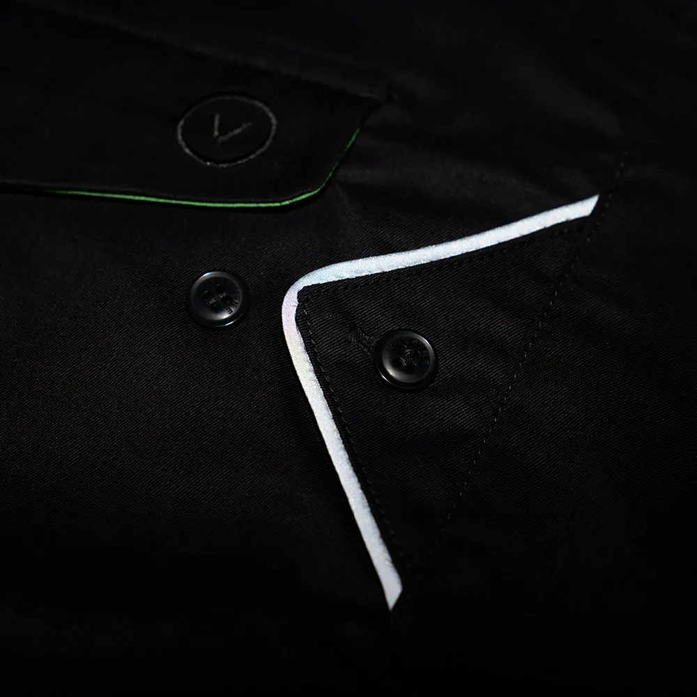 Womens Harrington Rain Jacket (Charcoal)