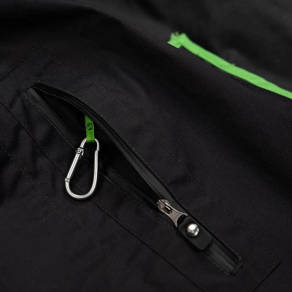 Womens Harrington Rain Jacket (Charcoal)