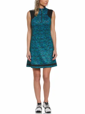 Womens Mini Daisies Print Golf Dress