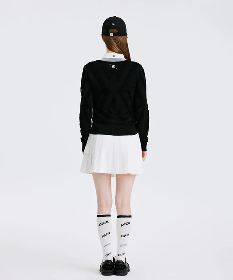Women's Repeated Knee Socks - Off-White