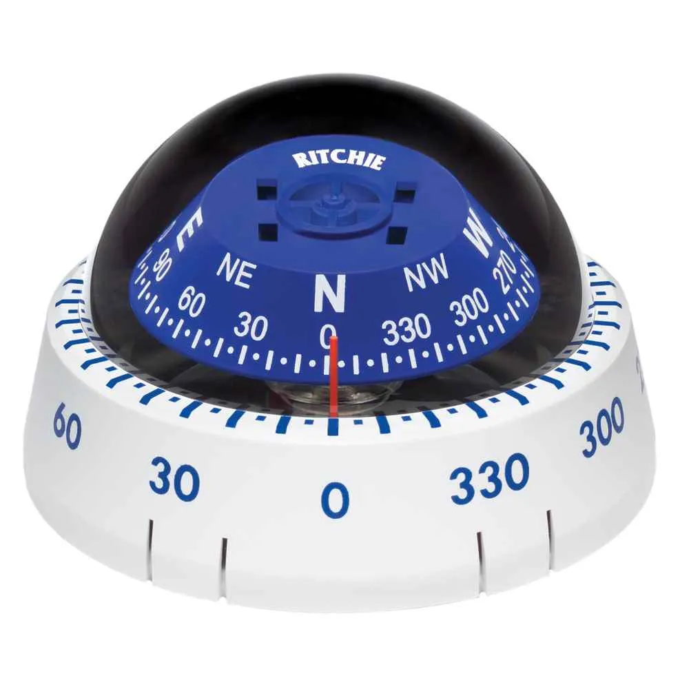 XP-99W Kayaker Compass - Surface Mount - White