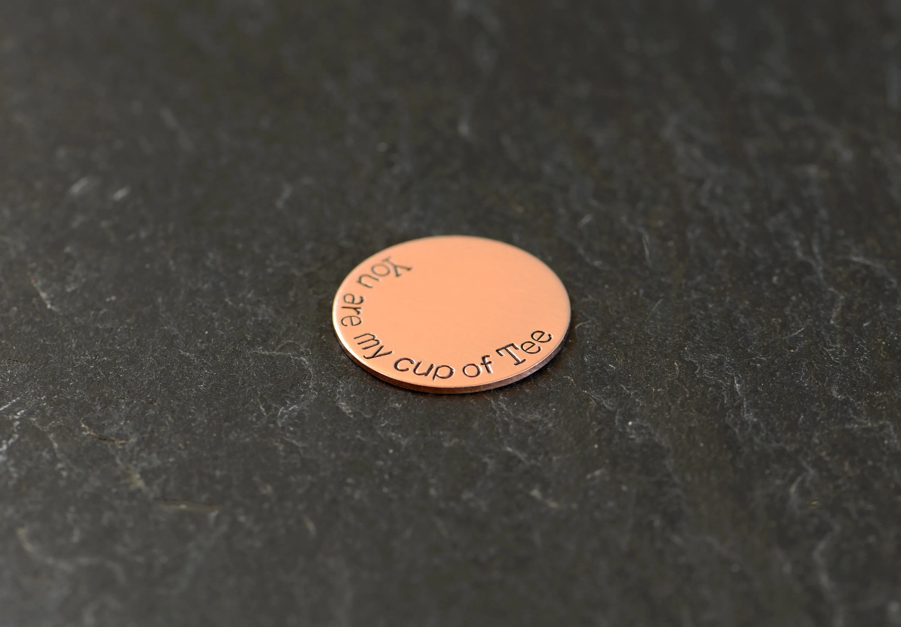 You are my cup of tee copper golf ball marker