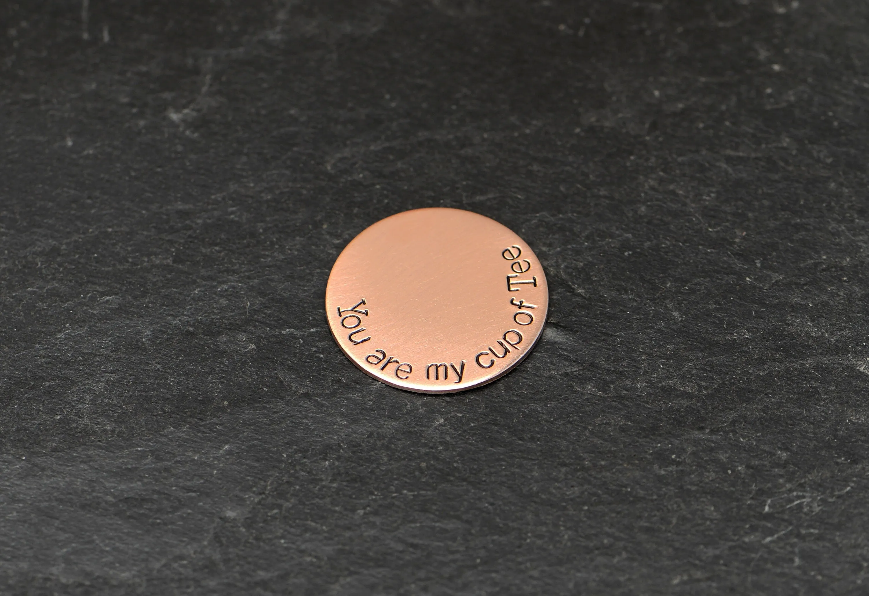 You are my cup of tee copper golf ball marker